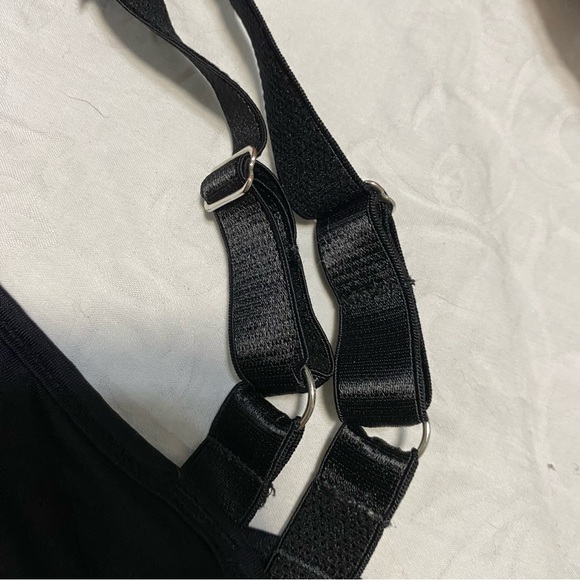 Bali 34D Bra Black Demi Underwire Smoothing Minimizing Loungewear Comfortable - Picture 6 of 7